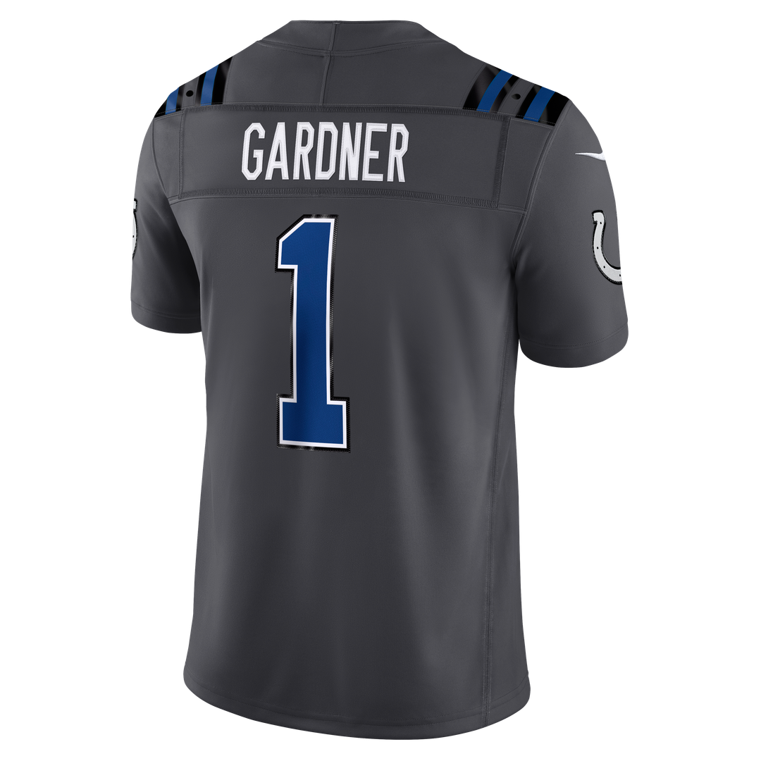 Ahmad Sauce Gardner Indianapolis Colts Nike Anthracite 2026 Rivalries Collection Stitched Limited Jersey
