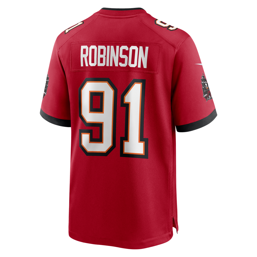 A'Shawn Robinson Tampa Bay Buccaneers Nike Red Team Game Jersey