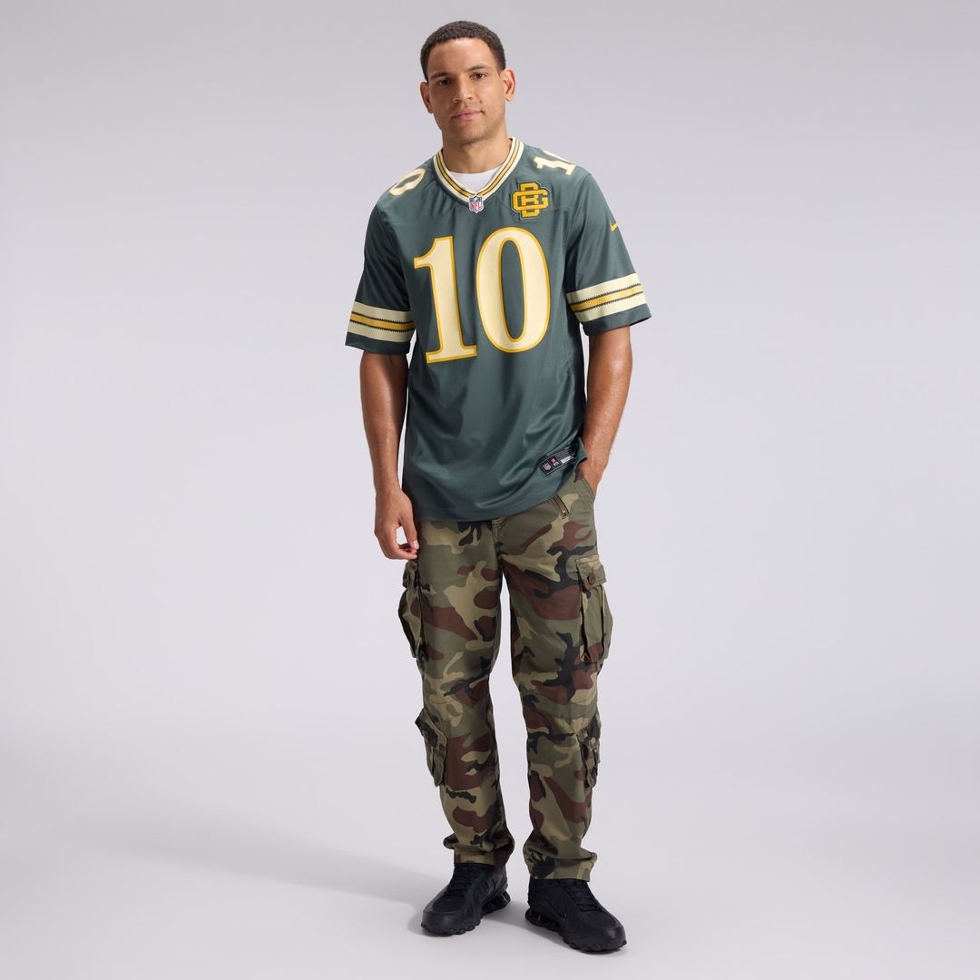 Jordan Love Green Bay Packers Nike Green 2026 Rivalries Collection Game Jersey