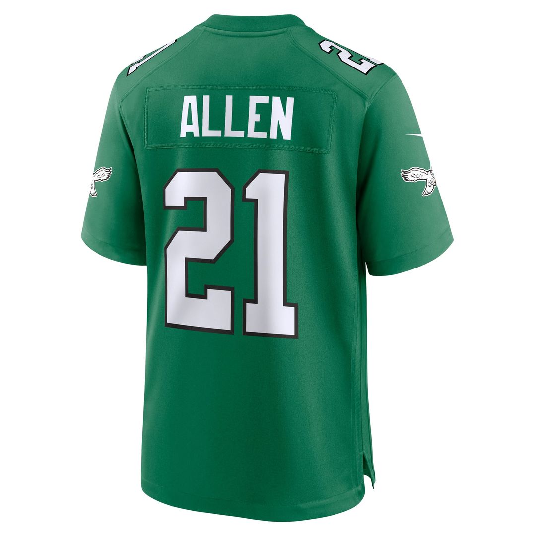 Eric Allen Philadelphia Eagles Nike Kelly Green Retired Player Alternate Game Jersey