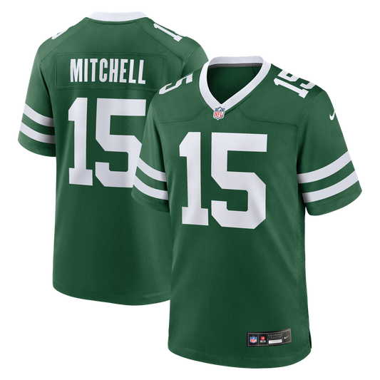 Adonai Mitchell New York Jets Nike Legacy Green Team Game Jersey