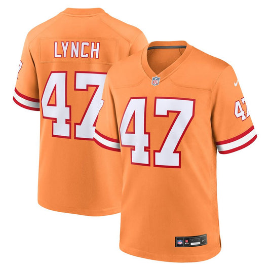 John Lynch Tampa Bay Buccaneers Nike Orange Throwback Game Jersey
