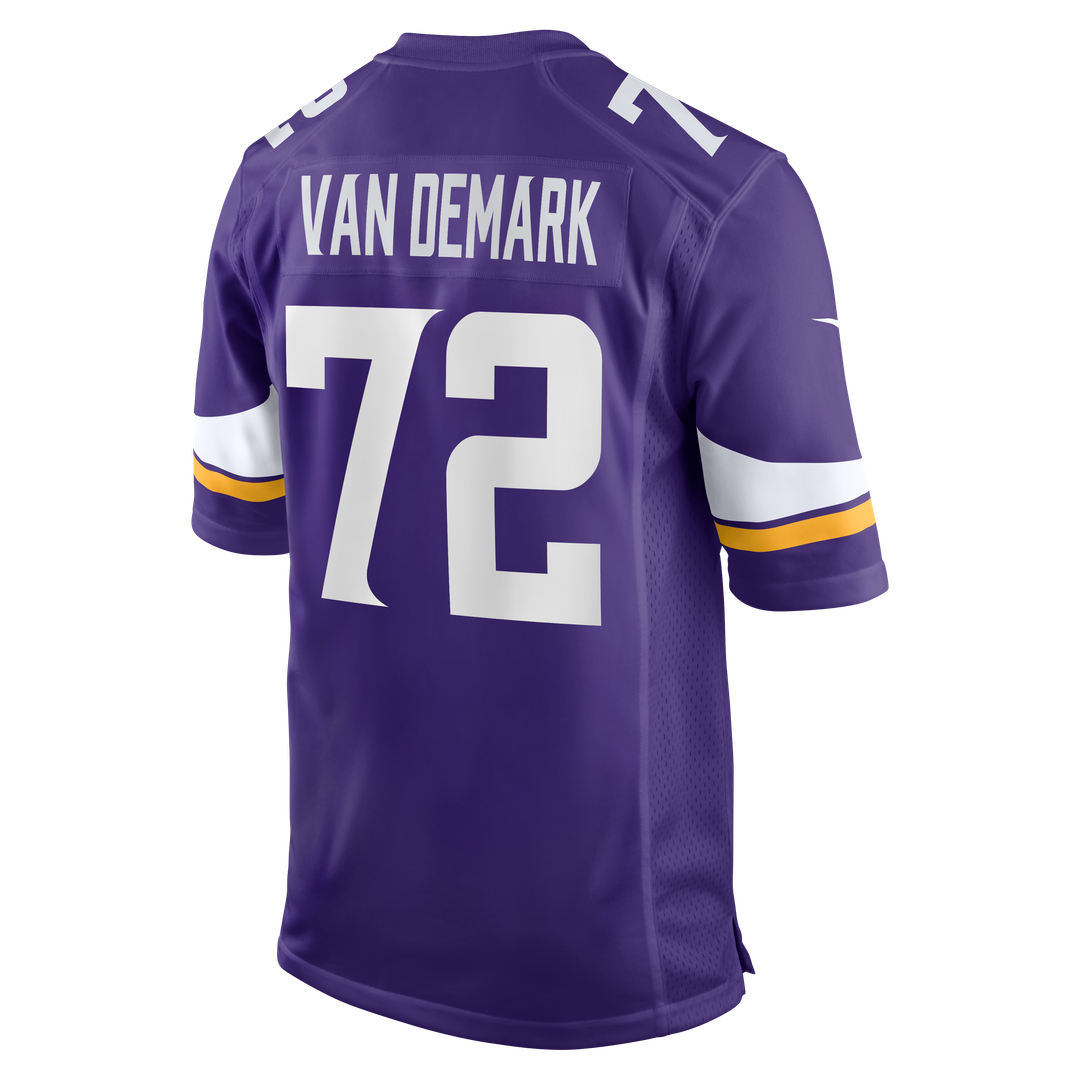 Ryan Van Demark Minnesota Vikings Nike Purple Team Game Jersey
