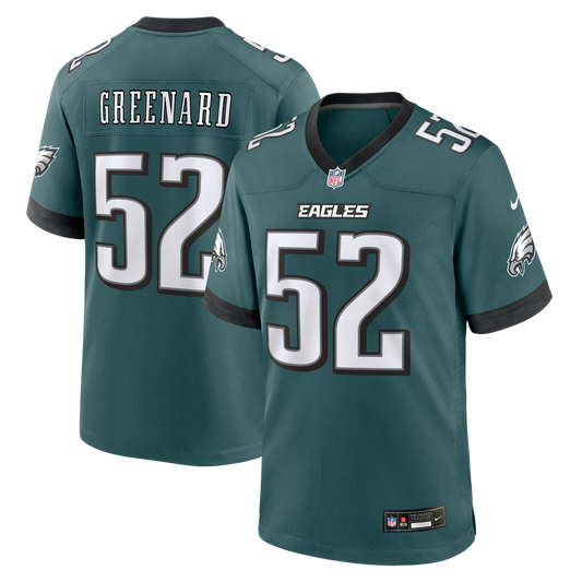 Jonathan Greenard Philadelphia Eagles Nike Midnight Green Team Game Jersey