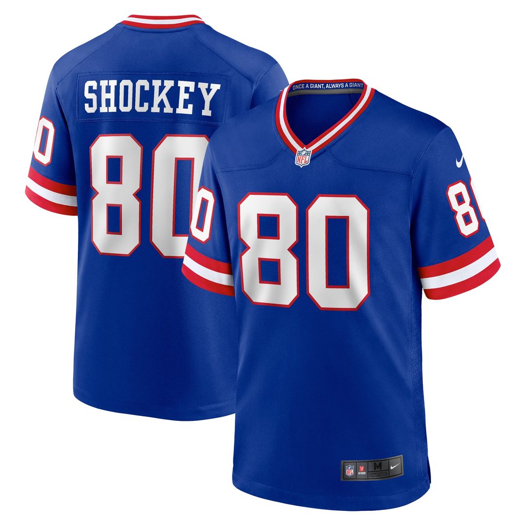 Jeremy Shockey New York Giants Nike Royal Retired Player Alternate Game Jersey