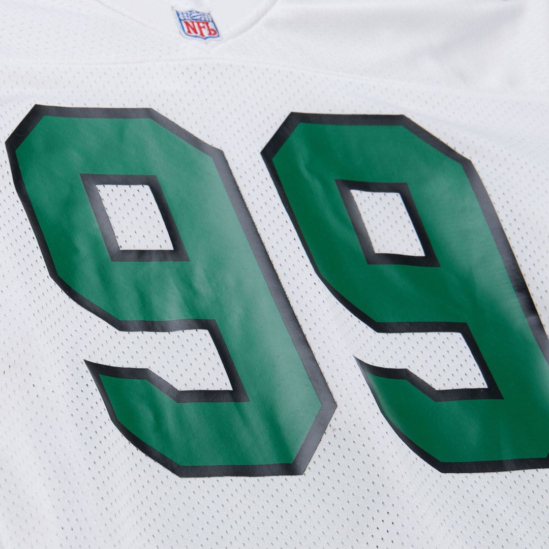 Jerome Brown Philadelphia Eagles Mitchell & Ness White 1991 Authentic Throwback Retired Player Jersey