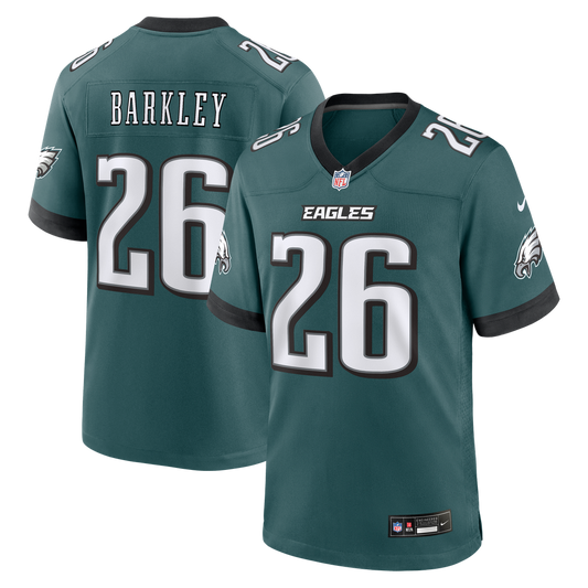 Saquon Barkley Philadelphia Eagles Nike Midnight Green Team Game Jersey