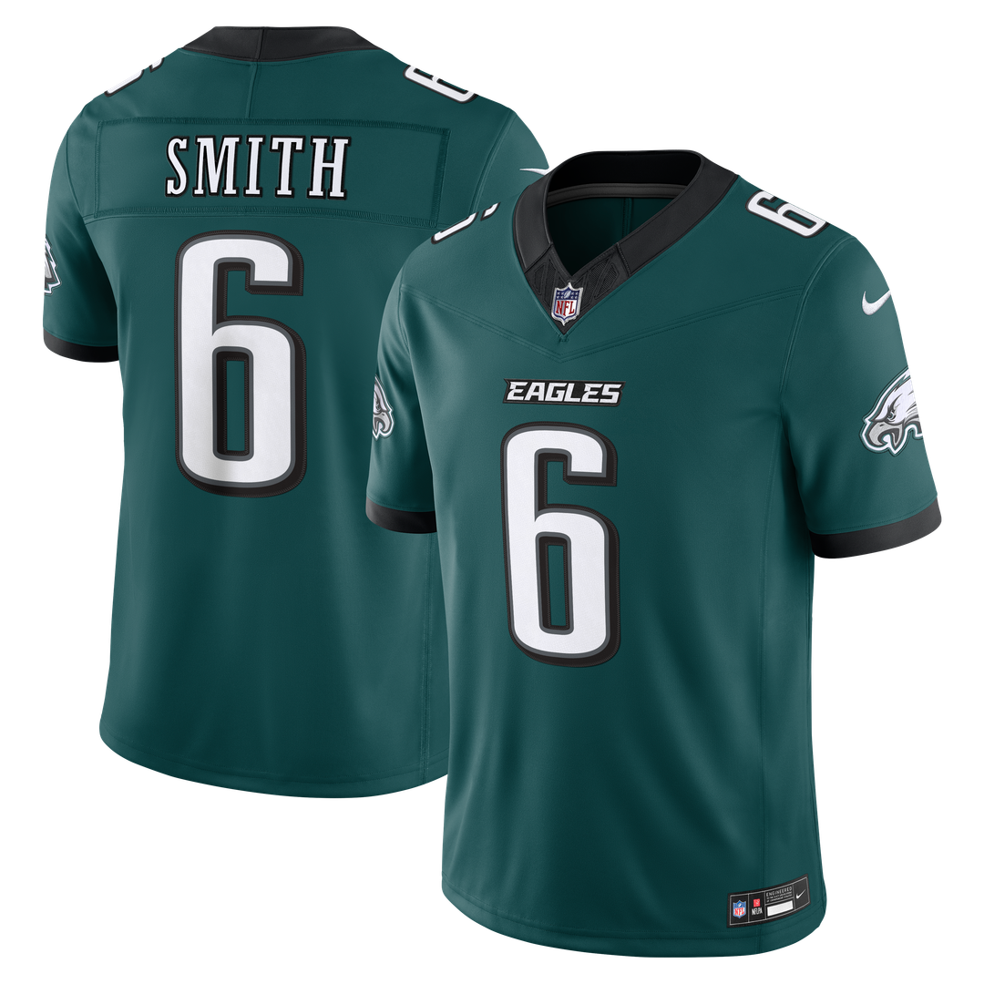 DeVonta Smith Philadelphia Eagles Nike Midnight Green Team Vapor F.U.S.E. Stitched Limited Jersey