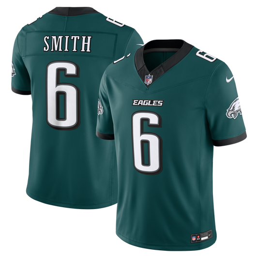 DeVonta Smith Philadelphia Eagles Nike Midnight Green Team Vapor F.U.S.E. Stitched Limited Jersey