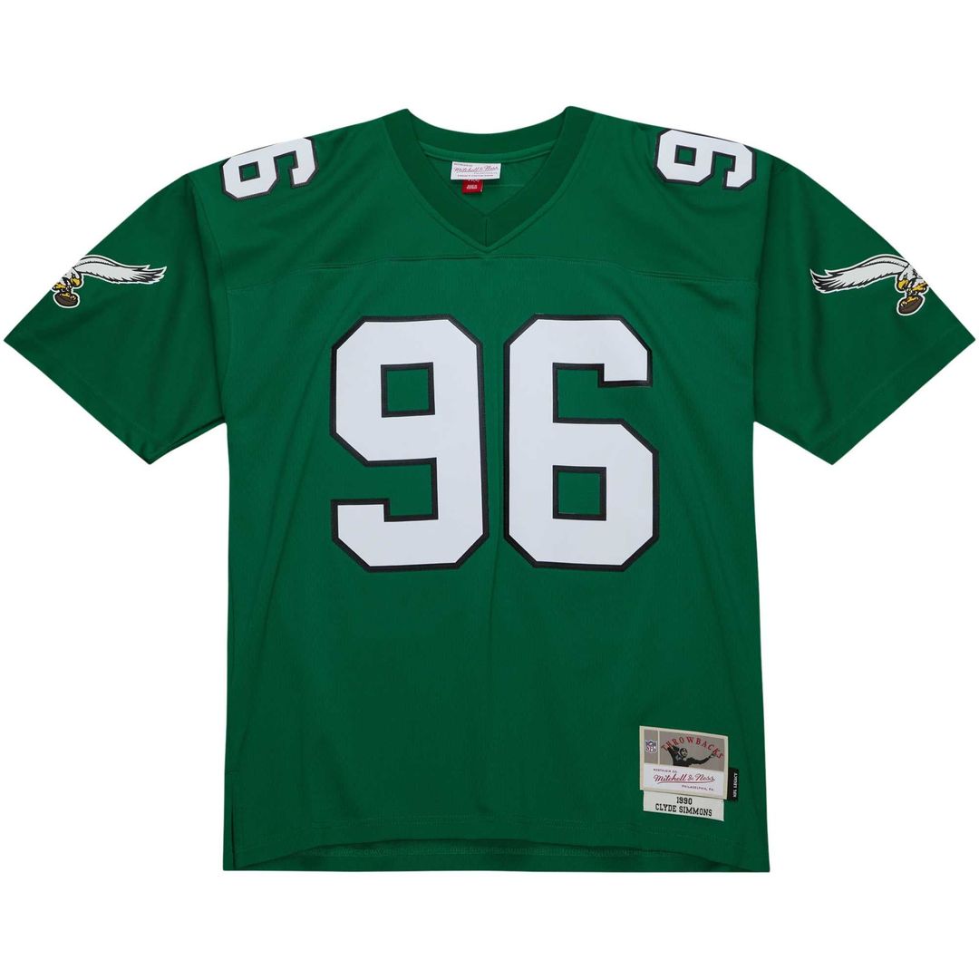 Clyde Simmons Philadelphia Eagles Mitchell & Ness Kelly Green Legacy Replica Jersey