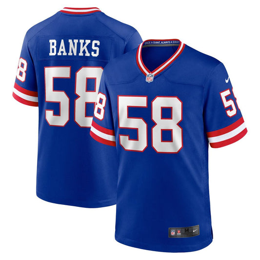 Carl Banks New York Giants Nike Royal Retired Player Alternate Game Jersey