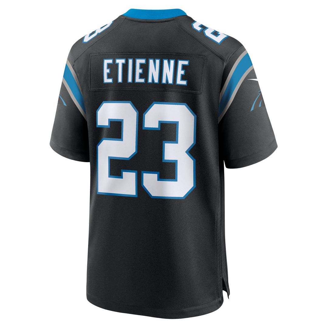 Trevor Etienne Carolina Panthers Nike Black Team Game Jersey