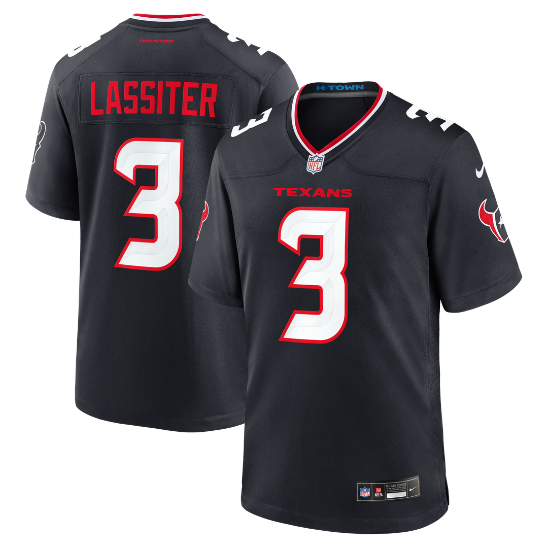 Kamari Lassiter Houston Texans Nike Navy Team Game Jersey