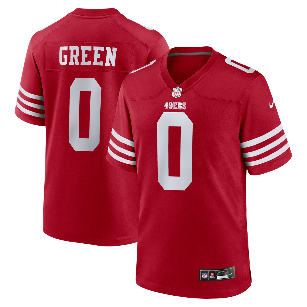 Renardo Green San Francisco 49ers Nike Scarlet Game Jersey