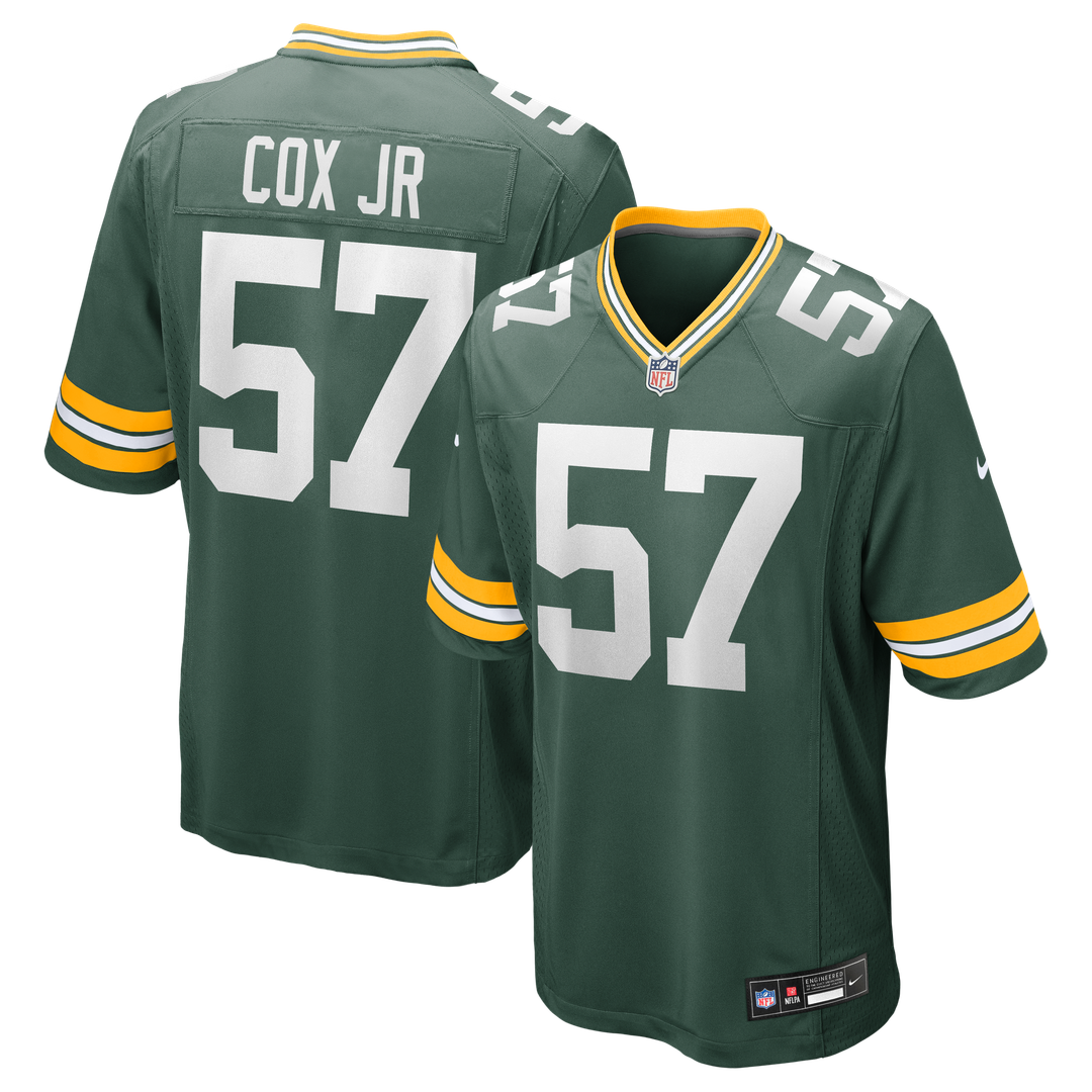 Brenton Cox Jr. Green Bay Packers Nike Green Game Jersey