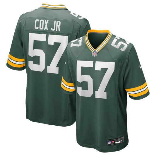 Brenton Cox Jr. Green Bay Packers Nike Green Game Jersey