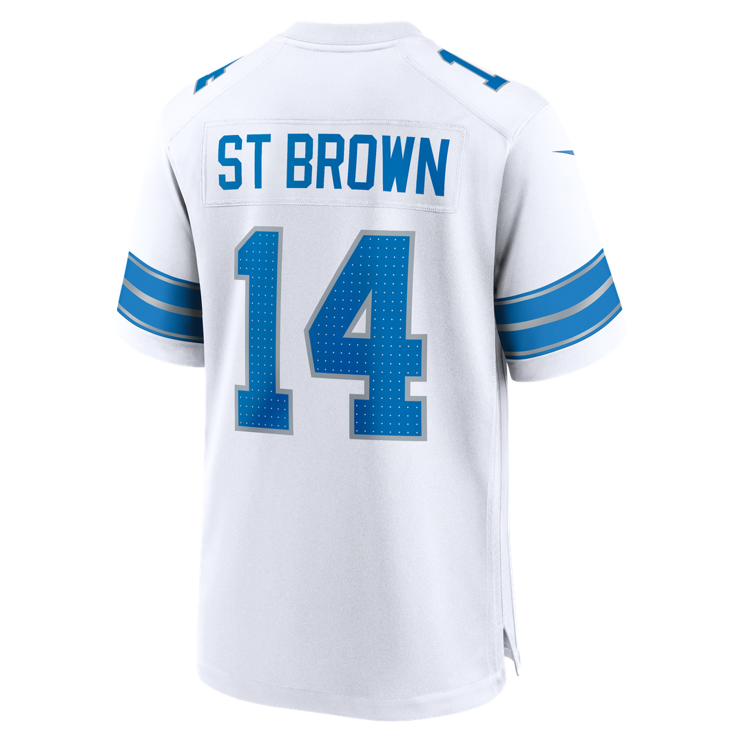 Amon-Ra St. Brown Detroit Lions Nike Black 2nd Alternate Game Jersey