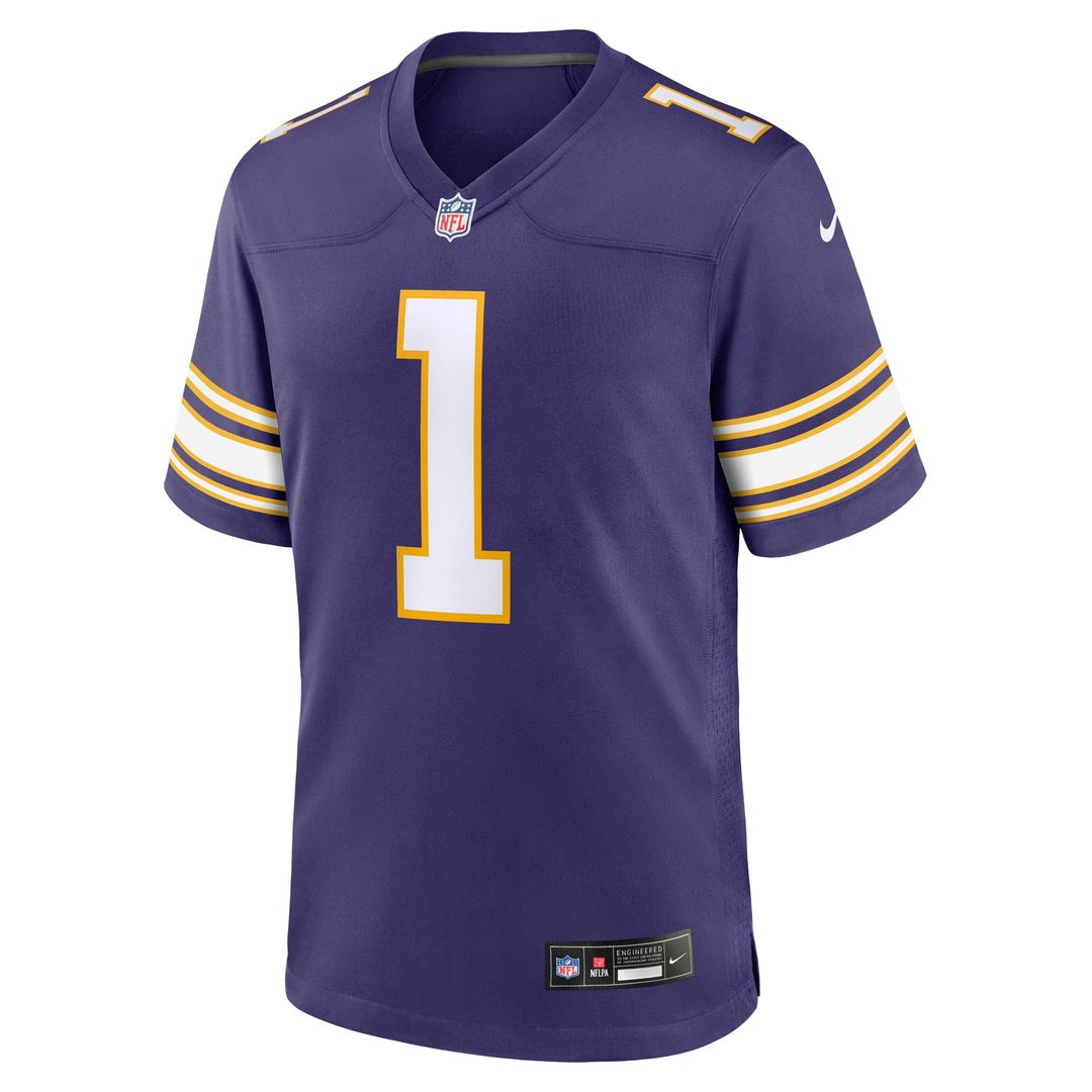Warren Moon Minnesota Vikings Nike Purple Retired Player Alternate Game Jersey