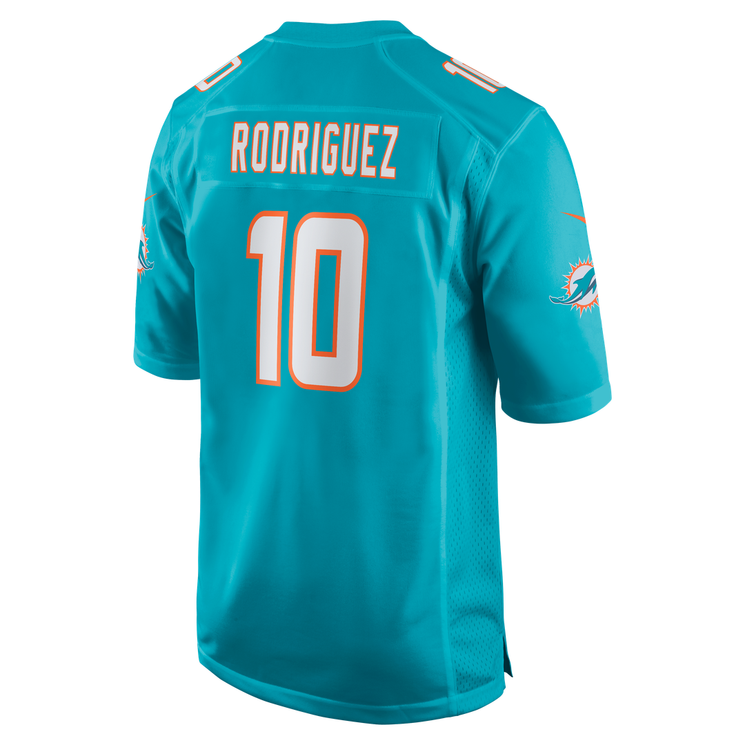 Jacob Rodriguez Miami Dolphins Nike Aqua Game Jersey