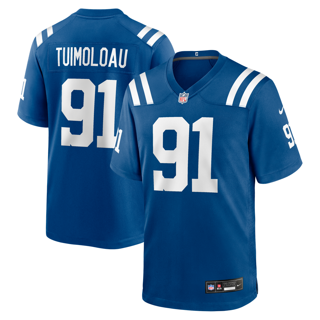 JT Tuimoloau Indianapolis Colts Nike Royal Team Game Jersey