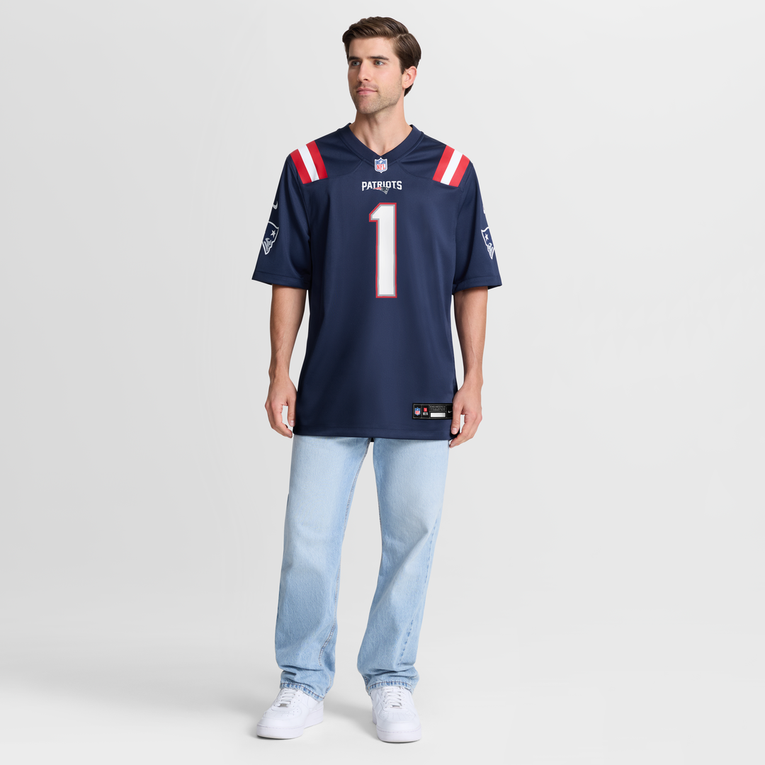 A.J. Brown New England Patriots Nike Red Game Jersey