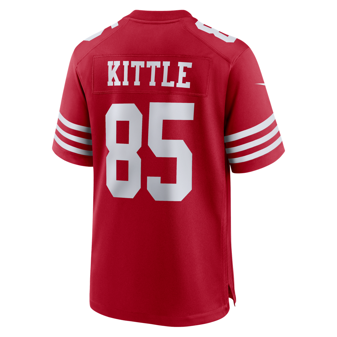 George Kittle San Francisco 49ers Nike Scarlet 80th Anniversary Game Jersey