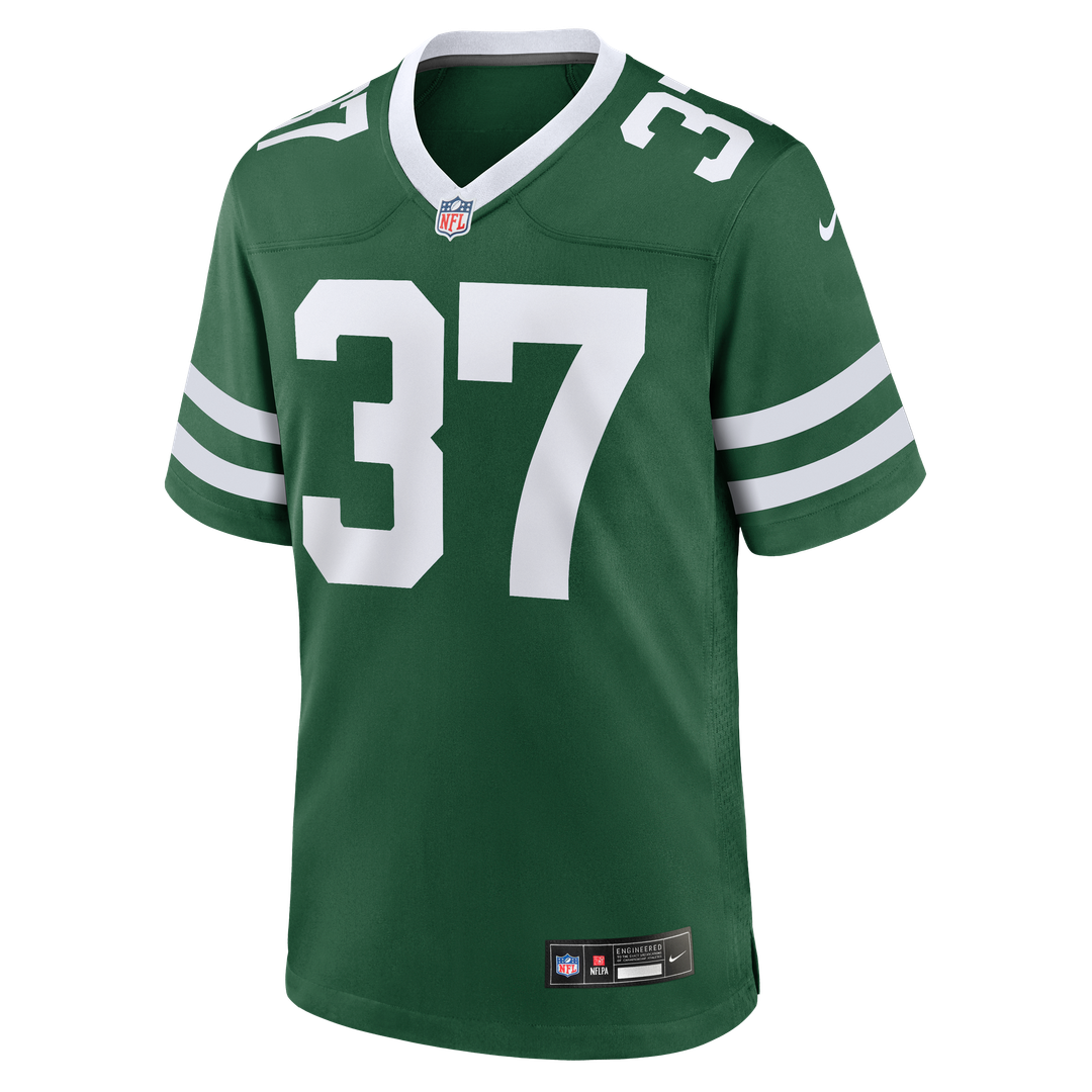Qwan'tez Stiggers New York Jets Nike Legacy Green Team Game Jersey