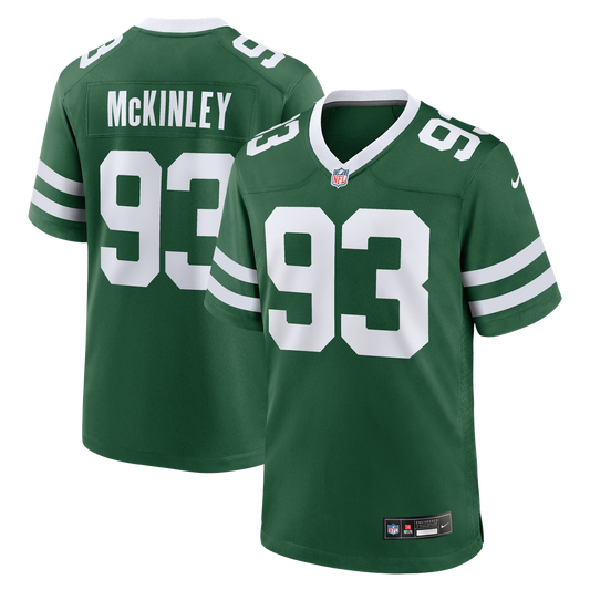Takk McKinley New York Jets Nike Legacy Green Team Game Jersey