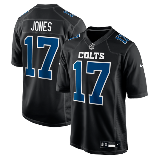 Daniel Jones Indianapolis Colts Nike Carbon Black Fashion Game Jersey