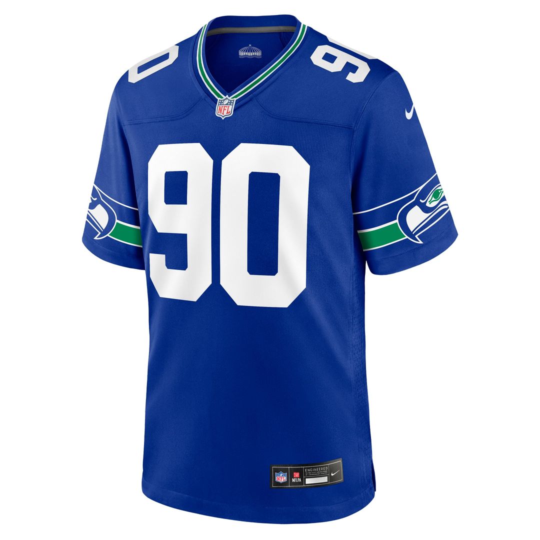Jarran Reed Seattle Seahawks Nike Royal Alternate Game Jersey