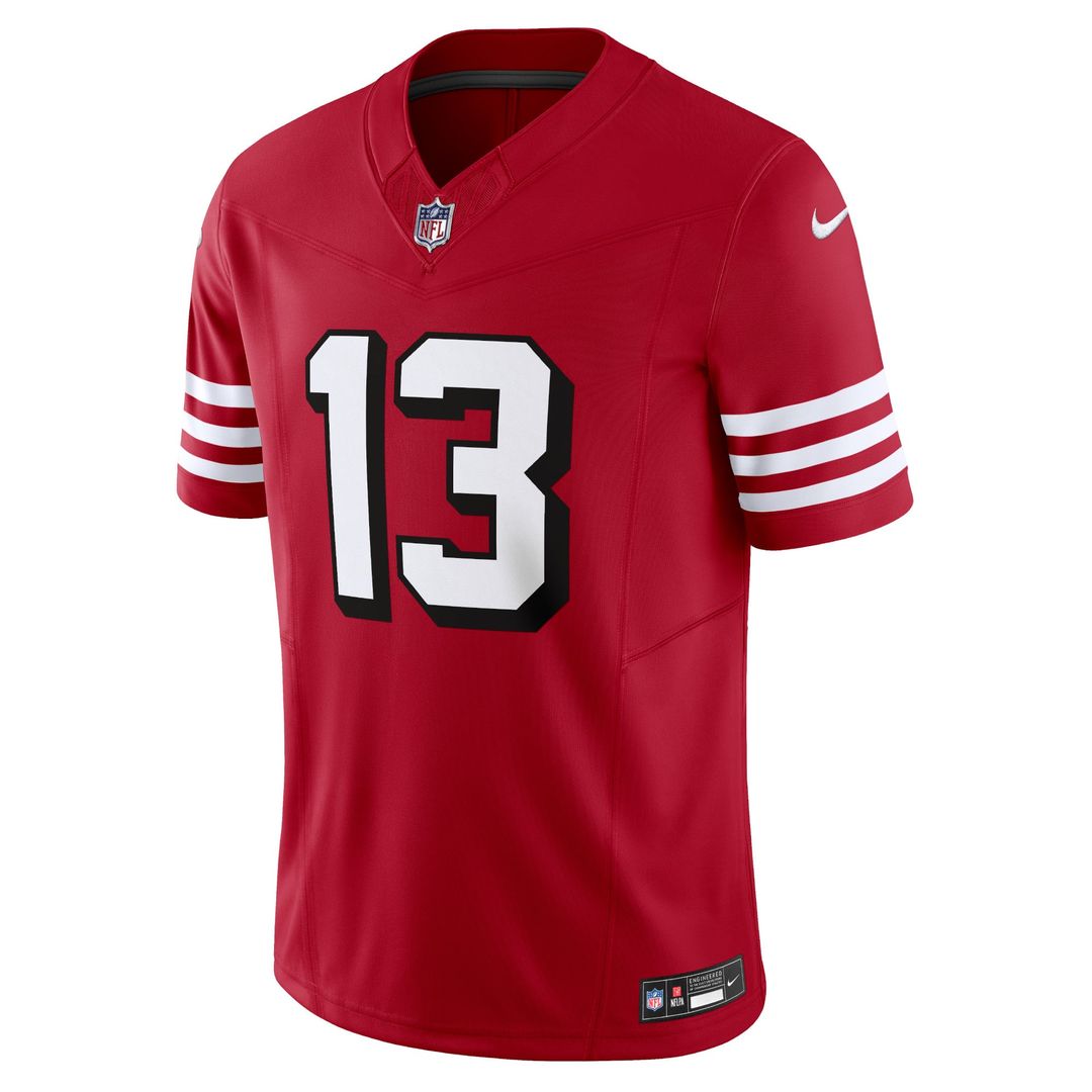 Brock Purdy San Francisco 49ers Nike Scarlet Vapor F.U.S.E. Limited Jersey