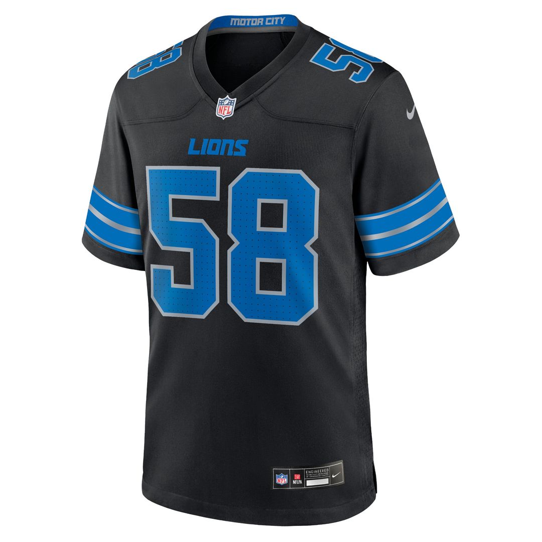 Penei Sewell Detroit Lions Nike Blue Game Jersey