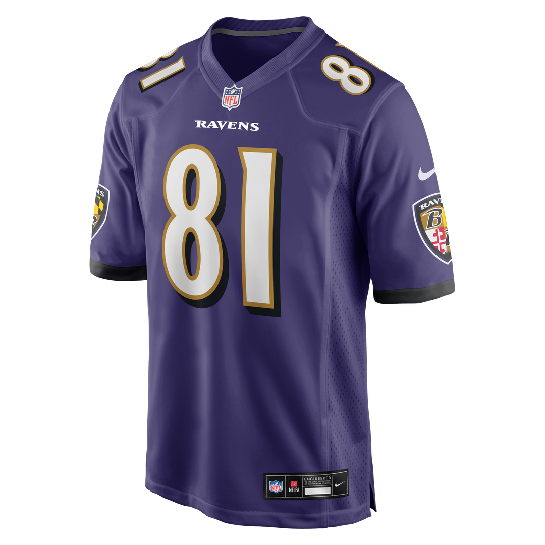 Devontez Walker Baltimore Ravens Nike Purple Team Game Jersey