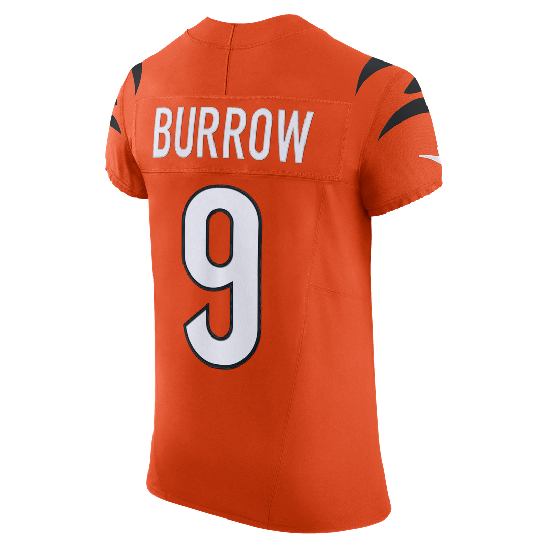 Joe Burrow Cincinnati Bengals Nike Orange Team Vapor F.U.S.E. Elite Jersey