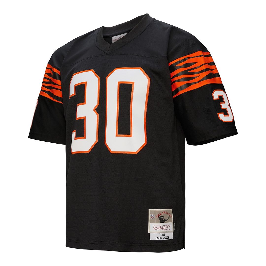 Ickey Woods Cincinnati Bengals Mitchell & Ness Black 1988 Legacy Replica Jersey