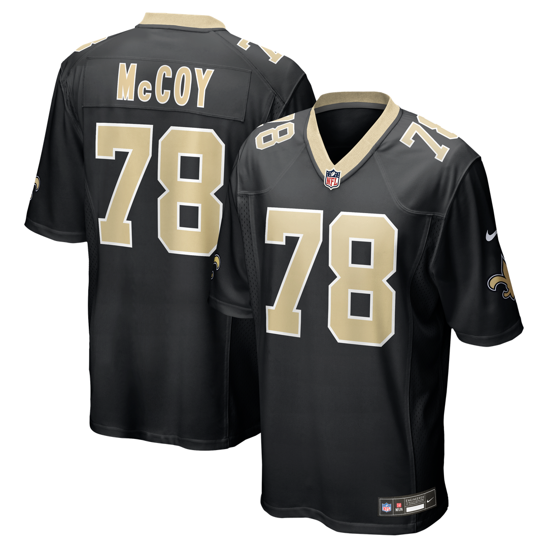 Erik McCoy New Orleans Saints Nike Black Game Jersey