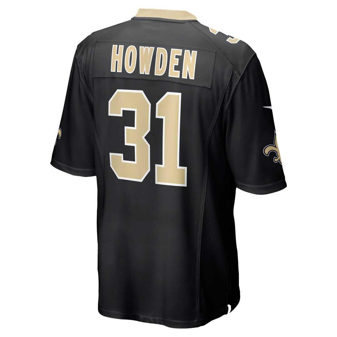 Jordan Howden New Orleans Saints Nike Black Team Game Jersey