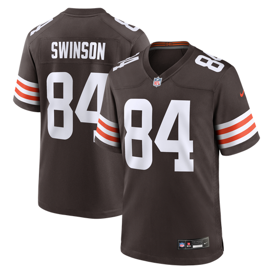 Messiah Swinson Cleveland Browns Nike Brown Team Game Jersey