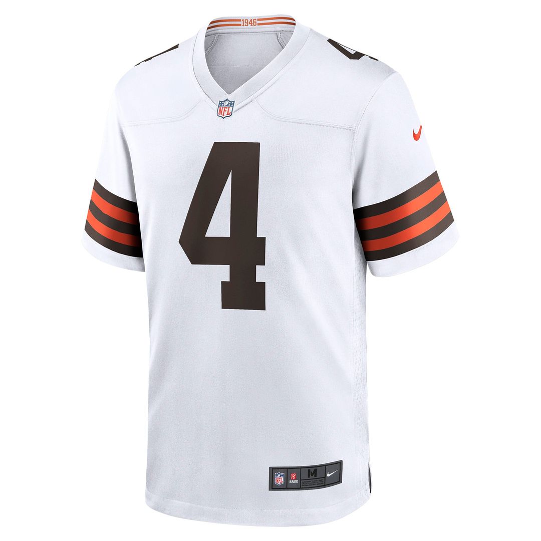 Deshaun Watson Cleveland Browns Nike White Game Jersey