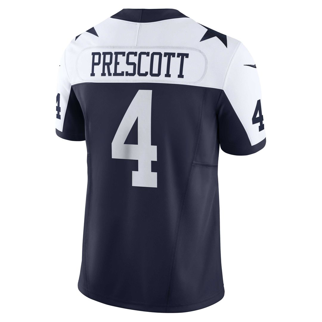 Dak Prescott Dallas Cowboys Nike Navy Vapor F.U.S.E. Limited Jersey