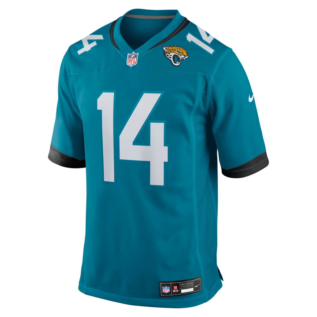 Nick Mullens Jacksonville Jaguars Nike Teal Team Game Jersey