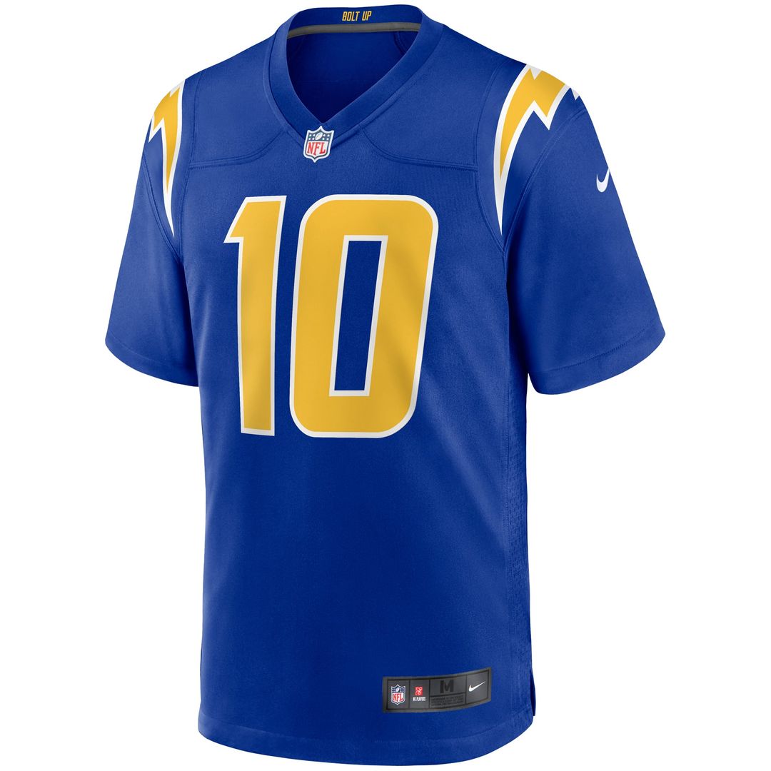 Justin Herbert Los Angeles Chargers Nike Navy Alternate Game Jersey