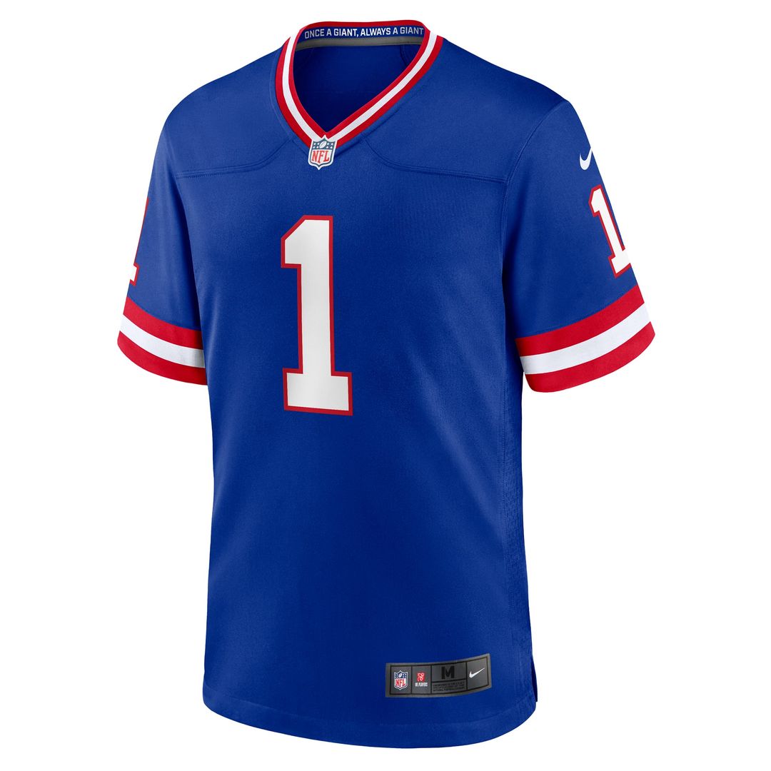 Malik Nabers New York Giants Nike Royal Game Player Jersey