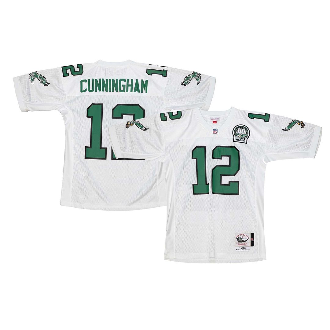Randall Cunningham Philadelphia Eagles 1992 Mitchell & Ness White Authentic Throwback Retired Player Jersey