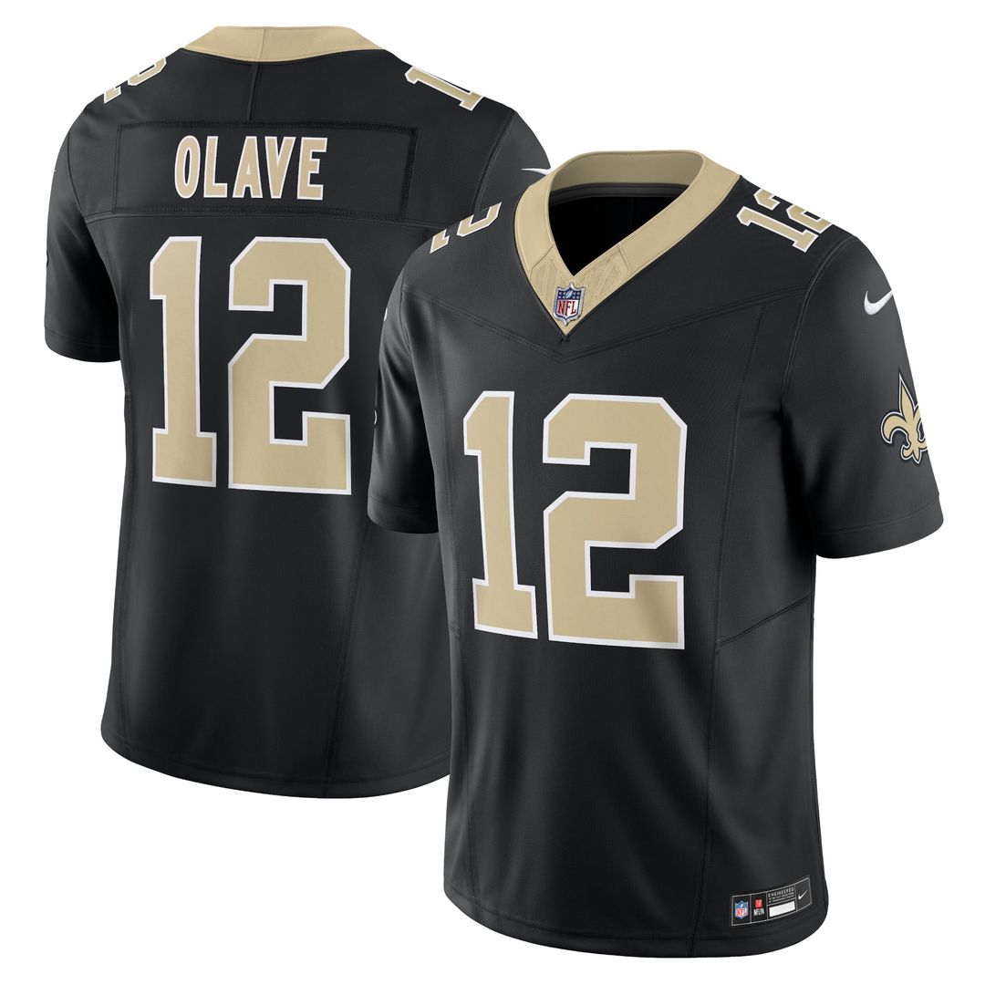 Chris Olave New Orleans Saints Nike Black Vapor F.U.S.E. Limited Jersey