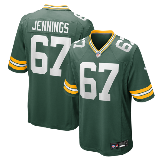 Donovan Jennings Green Bay Packers Nike Green Team Game Jersey