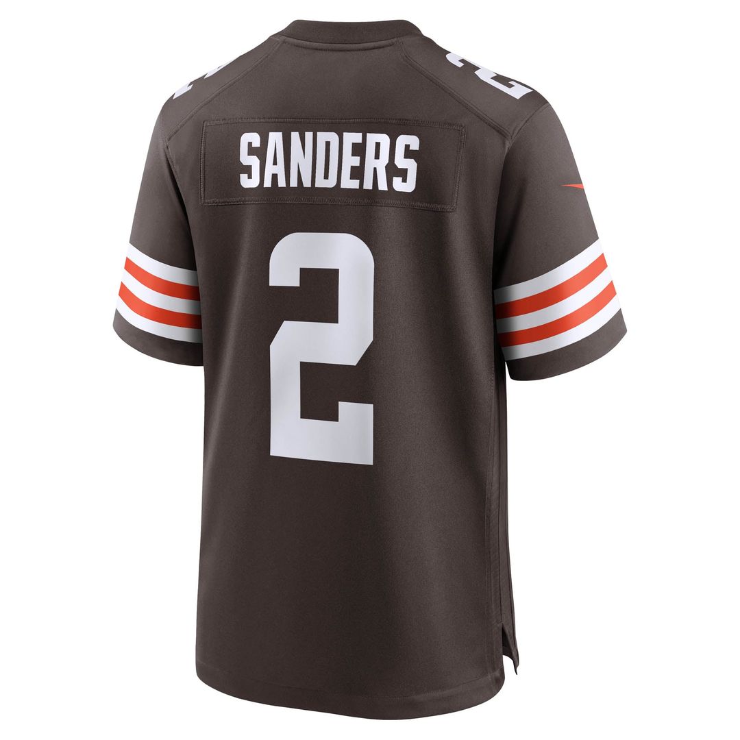 Shedeur Sanders Cleveland Browns Nike Brown Game Jersey