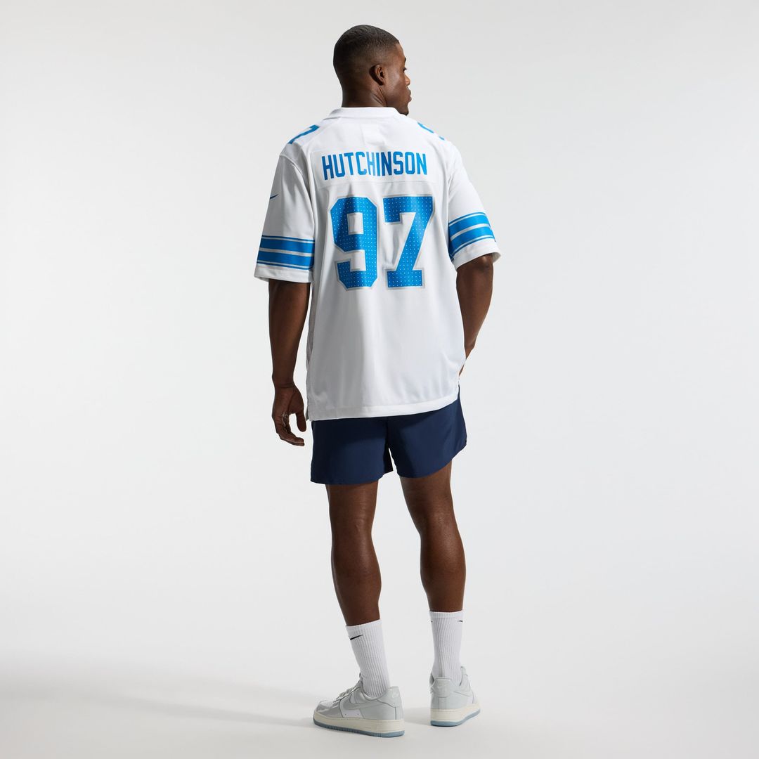 Aidan Hutchinson Detroit Lions Nike White Game Jersey
