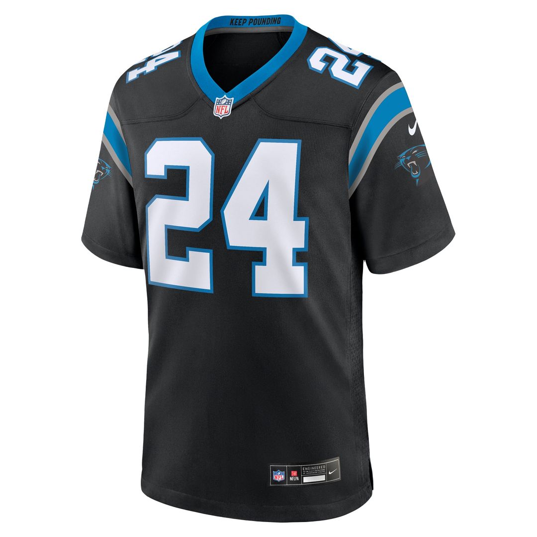 Jonathon Brooks Carolina Panthers Nike Black Game Jersey