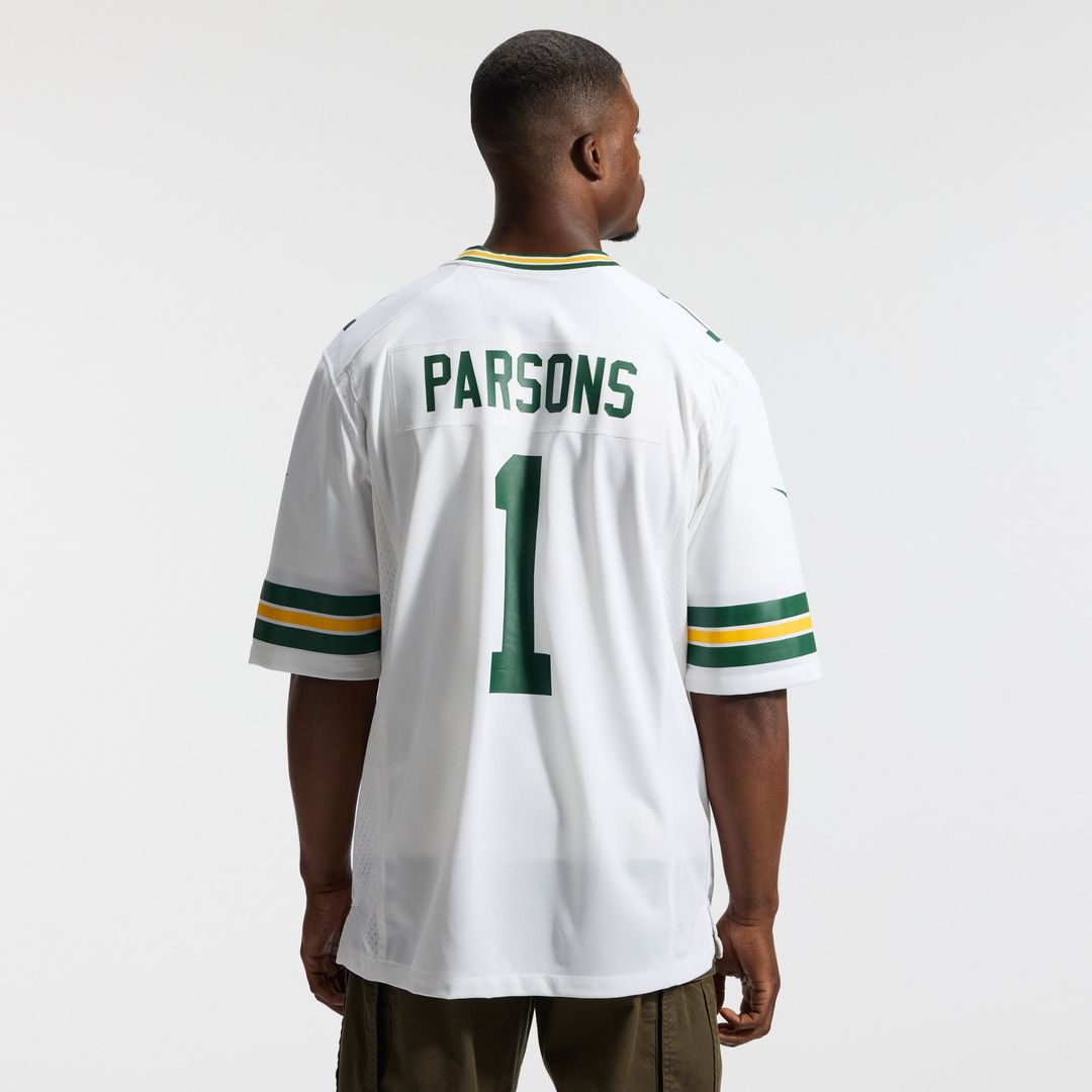 Micah Parsons Green Bay Packers Nike White Game Player Jersey